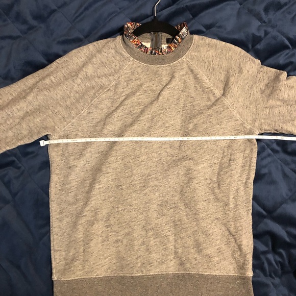 J Crew metallic trimmed sweatshirt - Picture 6 of 14